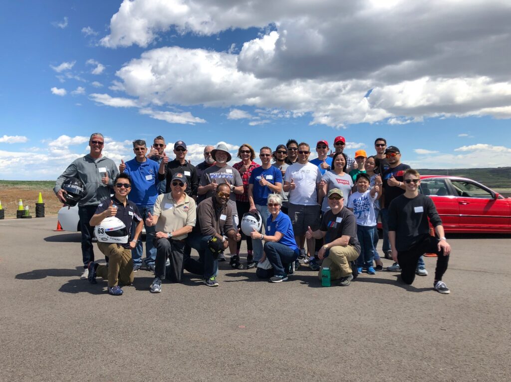Group Photo from a driving event