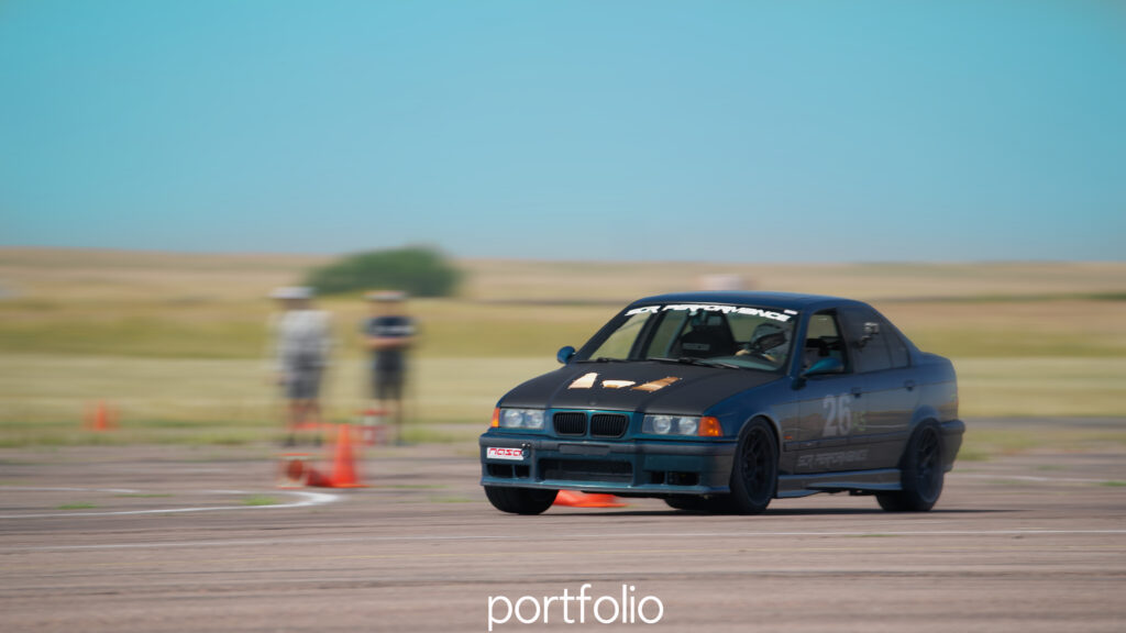 Green BMW e36 AX